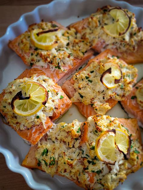 Crab stuffed salmon #food #foodie #recipe #trending #shorts