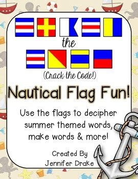 Crack The Code Using Nautical Flags To Decipher Summer Themed Words