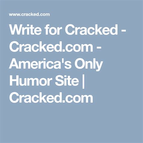 Cracked com america. Sep 3, 2011 · A funny website filled with funny videos, pics, articles, and a whole bunch of other funny stuff. Cracked.com, celebrating 50 years of humor. 