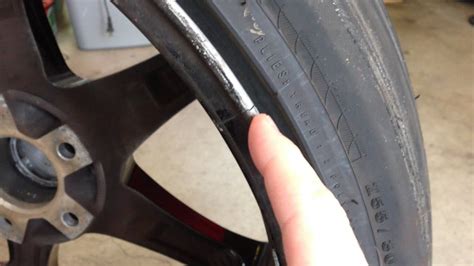Cracked rim. a new rim. No one knows why the crack is there, until proper testing is done. It could. be the result of improper welding, or improper heat treating, or poor quality alloys, but in the end what matters is whether it is safe to use. And if that question cannot. 