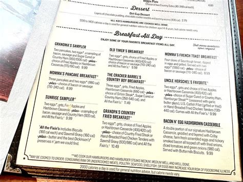 Cracker Barrel Delivery Menu 215 Colonnade …