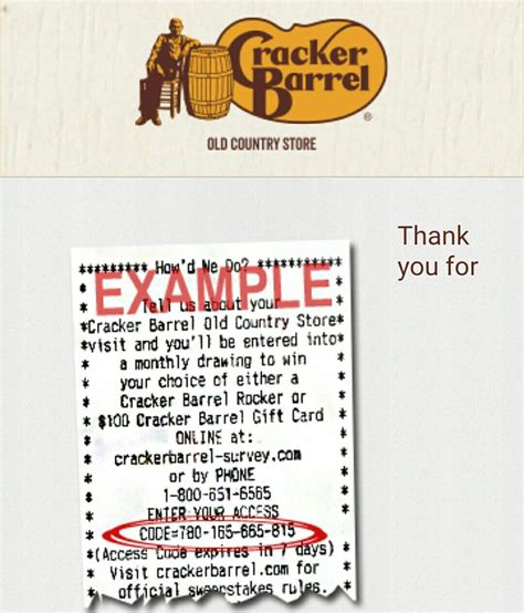 Cracker barrel survey. Things To Know About Cracker barrel survey. 