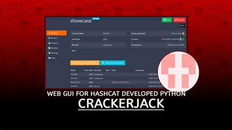 CrackerJack Web GUI for Hashcat Hacker Gadgets