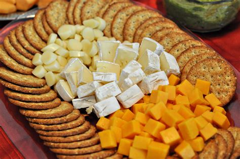 Crackers for a cheese platter. Nov 1, 2018 · Arrange 2 or 3 items from the following categories on your platter or board. Cold cured meats: prosciutto, ham, salami, pepperoni or even thin slices of roast turkey work well. Hard and soft cheeses: feta, Brie, Camembert, goats cheese, blue cheese, mini mozzarella balls (bocconcini), cheddar, provolone. 