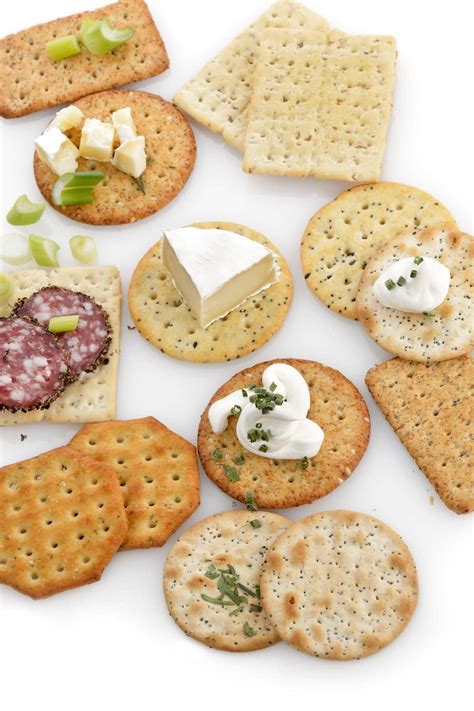 Crackers for cheese. She recommends having two crackers as a snack and using strong-flavoured varieties, such as mature cheddar, to deliver a punch of flavour without needing to … 