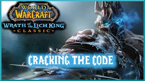 Cracking the code wotlk. Things To Know About Cracking the code wotlk. 