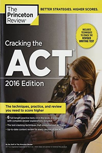 Download Cracking The Act With 6 Practice Tests 2016 Edition By Princeton Review