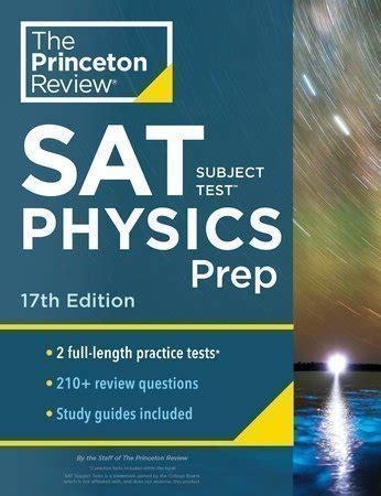 Full Download Cracking The Sat Subject Test Physics By Princeton Review