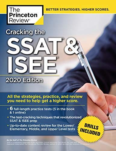Download Cracking The Ssat  Isee 2020 Edition All The Strategies Practice And Review You Need To Help Get A Higher Score Private Test Preparation By Princeton Review