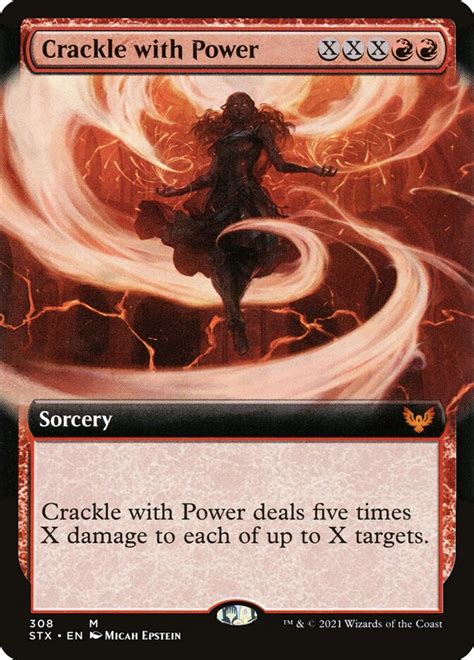 Crackle with Power - Strixhaven: School of Mages (STX) - TCGplayer