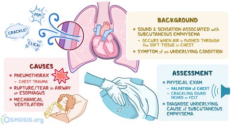 Crackling bubbling sound in lungs