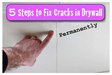 Cracks in Drywall: 5 Steps to a Permanent Fix with …