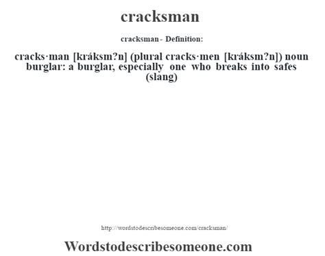 Cracksman Definition & Meaning - Merriam-Webster