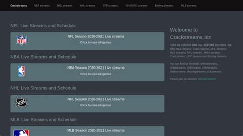 NFL Bite is a completely free platform for streaming live sports. . Crackstreamsio