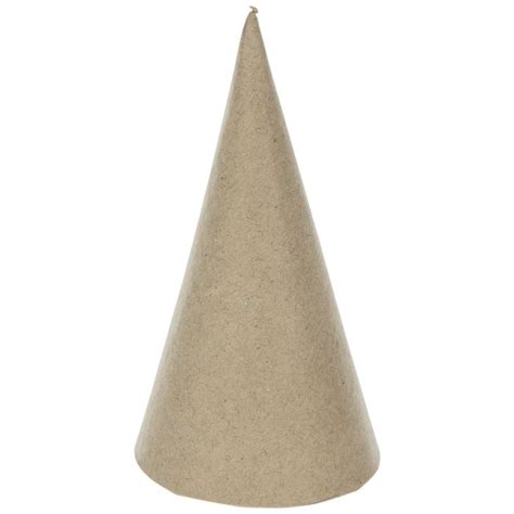 Paper Mache Cones with Open Bottoms - Bulk Pack of 12 Cardboard Cones for  Crafting Dolls, Holiday Angels, and Christmas Trees by Factory Direct Craft