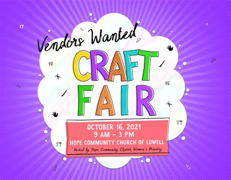 Craft fair vendors needed. Promoters who need vendors, feel free to share your events! Vendors/crafters, feel free to share events you are attending or know about! We are trying to keep this page free of clutter so that you can find events easily. So here are the GROUP RULES: 1. NO POSTING FOR SALES OR RECRUITING OR EVENTS THAT ARE NOT IN PERSON (there are plenty of ... 