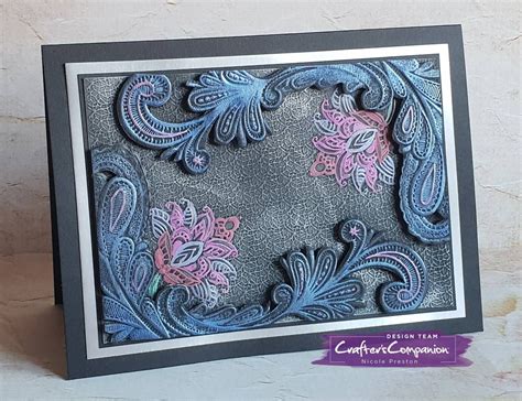 Crafters Companion- Gemini Education- Using Embossing folders