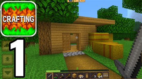 Crafting and Building Survival DIAMONDS in Village Gameplay Part