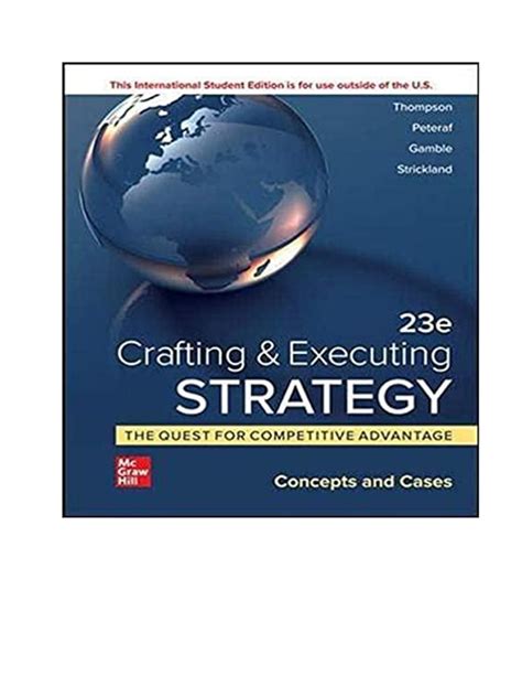 Crafting and executing strategy cases manual. - The complete guide to ceramic stone tile black decker.