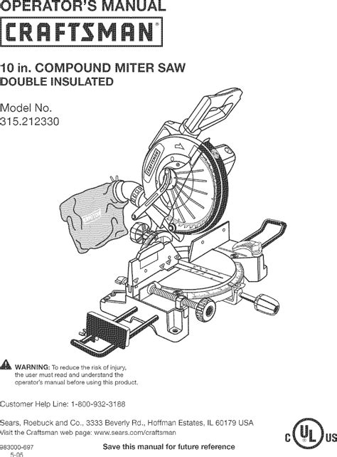 Craftsman 10 inch miter saw manual. - How many fuse in bose companion 5 repair fuse.