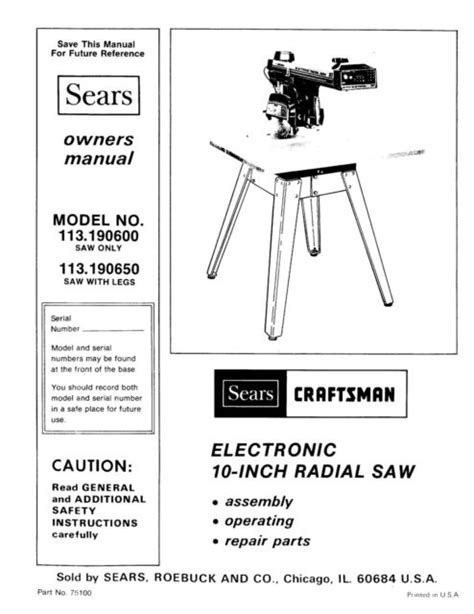 Craftsman 10 radial arm saw manual 113 190600. - Zum problem der berücksichtigung der latenten ertragsteuerbelastung bei der vermögensermittlung.