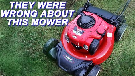 A lawn mower may be hard to start in cold