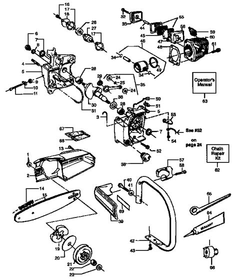 Craftsman 358352160 gas chainsaw parts - manufacturer-approved parts for a proper fit every time! We also have installation guides, diagrams and manuals to help you along the way! ... #16. Cylinder diagram. Line kit. Part #530-069247. Replaced by #530069247? Manufacturer substitution..