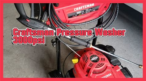 Craftsman pressure washer 3000 psi cleaning system for sale in se