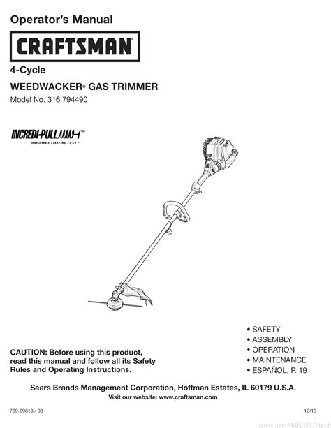 Craftsman 4 cycle weed eater manual. - Manual da tv de plasma samsung.