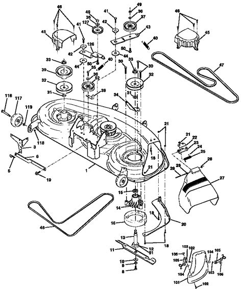 Craftsman 46 mower deck belt diagramMower diagram deck z600