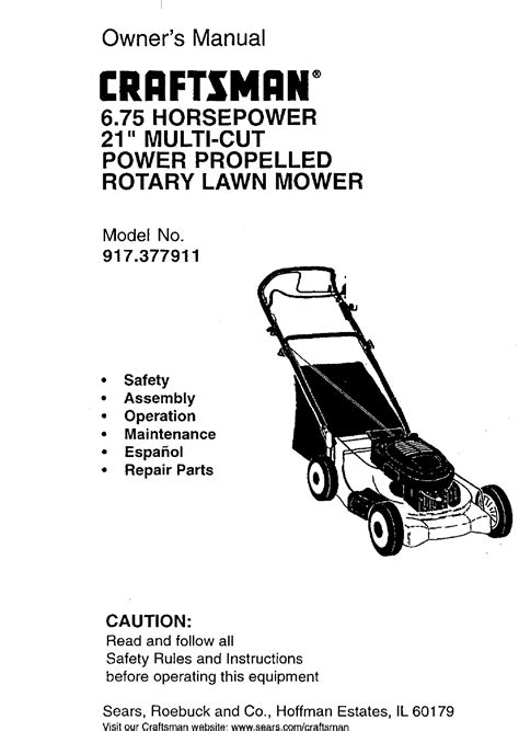 Craftsman 6 75 hp lawn mower manual. - Service handbuch husqvarna 281xp 288xp kettensägen.