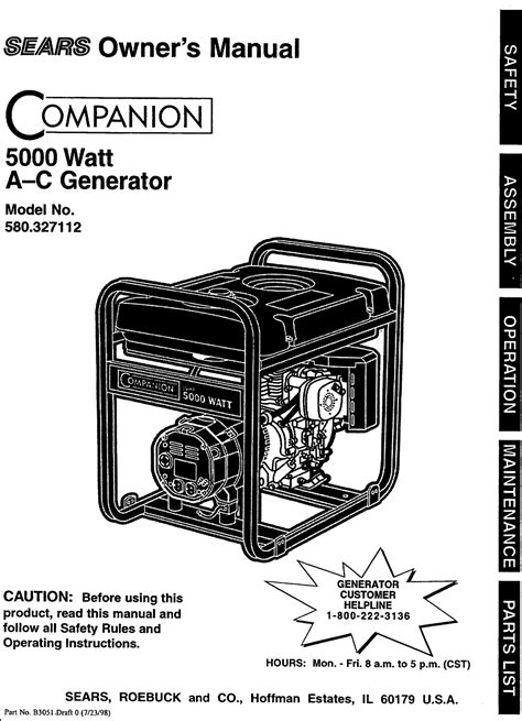 Craftsman 6300 watt electric start generator manual. - Sylvania ecg semiconductors master replacement guide entertainment industrial.