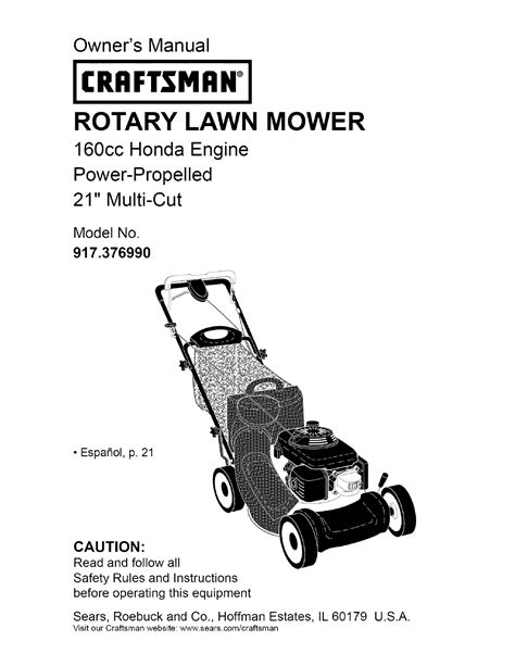 Craftsman 700 series lawn mower manual. - Nissan micra 97 repair manual k11.