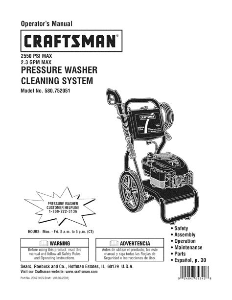 Craftsman 850 series pressure washer owners manual. - Carta abierta a mi futura ex-mujer.