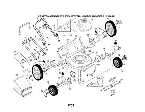 Craftsman Push Lawn Mower Model 917 Parts Diagram. Model