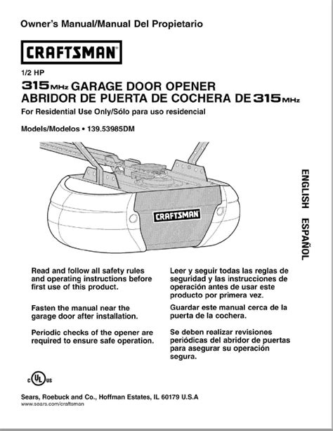 Craftsman diehard garage door opener manual. - Mercury mariner 150 175 200 promax 1992 2000 werkstatthandbuch.