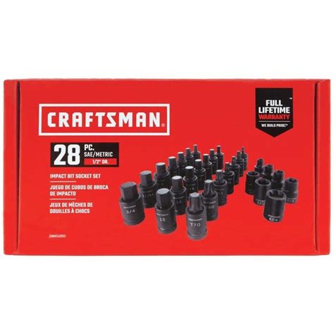Craftsman impact socket set. Find CRAFTSMAN impact sockets & impact sock...