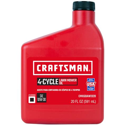 Some Craftsman mower models feature four-cycle, single-cylinder gasoline engines rated at 6.5 horsepower that require 20 ounces of motor oil in the crankcase. Oil Viscosity The motor oil in your 6.5 horsepower Craftsman mower engine should have a viscosity rating of SAE 30 when the engine is run at temperatures above freezing (32 …. 