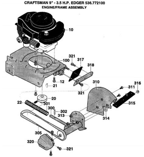 Craftsman model 536 edger.  Craftsman 9" Edger.  REF.  Packaging sho...