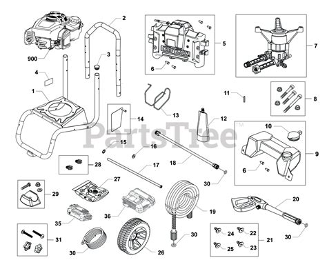 Repair parts and diagrams for CMXGWAS020790-00 - Craftsman 3,000 PSI P
