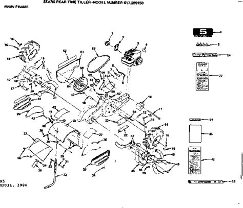 Craftsman 917293320 rear-tine tiller parts - man
