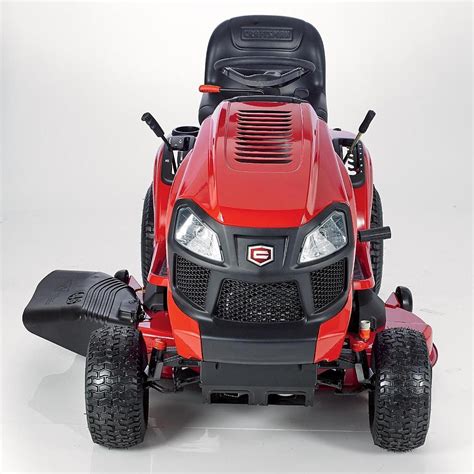 The Craftsman T2400 is a two-wheel drive lawn tractor fr