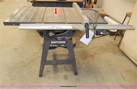 Parts List for Craftsman 10 Inch Table Saw Model No. 113.299210. 