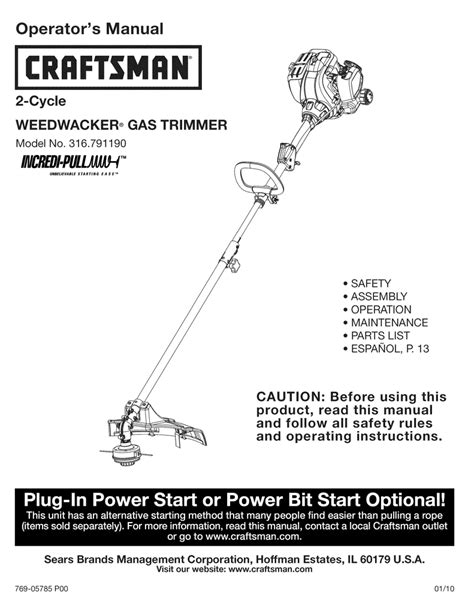 A complete guide to your 154740940 Craftsman Trimmer at PartSelect. We have model diagrams, OEM parts, symptom–based repair help, instructional videos, and more. 