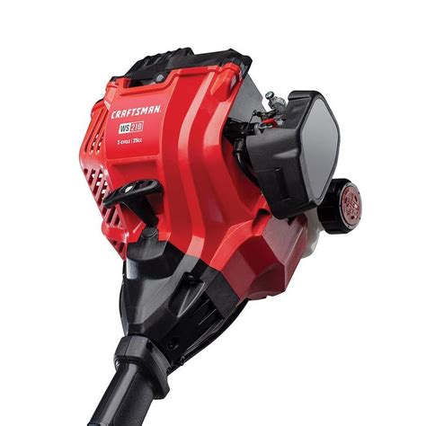 The Craftsman WS215 gas powered trimmer features a 25cc 2 cycle engine