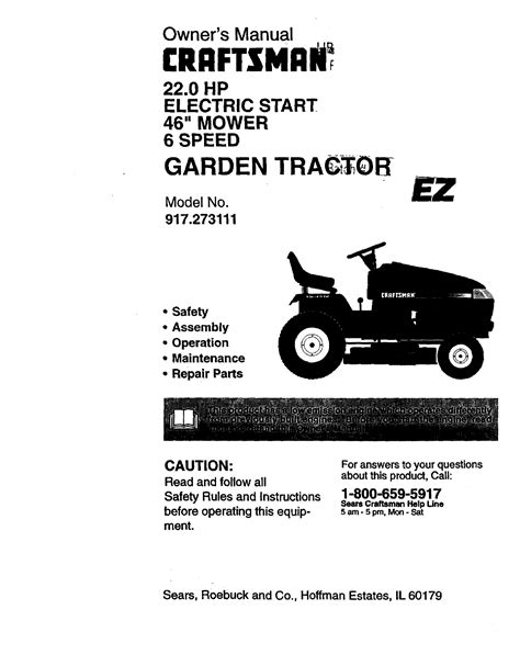 Craftsman yt4000 manual. Craftsman YT 4000 Lawn Mower User Manual. Open as PDF. of 64. Operator's Manual. CRAFTSMAN °. LAW TRACTOR. 24.0 HR* 42" Mower. Electric Start. Automatic Transmission. 
