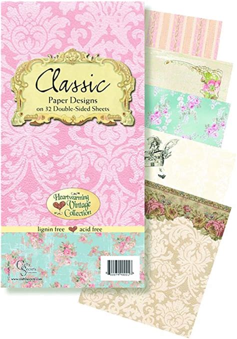 Crafty Secrets Heartwarming Vintage Classic Paper Pads