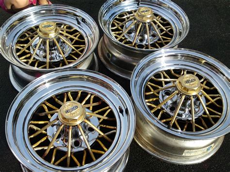 Original Ford Alcoa 8 lug 16 inch alloy rims. Fits Dodge, Chevy. Buick LeSabre 15 inch aluminum wheels with old tires 5 on 115mm. Two 15x7 mag slot rims. Classic Ford or Jeep 5 on 5.5. 17” NS 5x112 Racing Wheels 17x7 WKS ENG. Monoblock 5x110 ET +38 1507. Chevy Silverado 17 inch chrome rims 6 lugs fits. GMC, Chevy etc. .