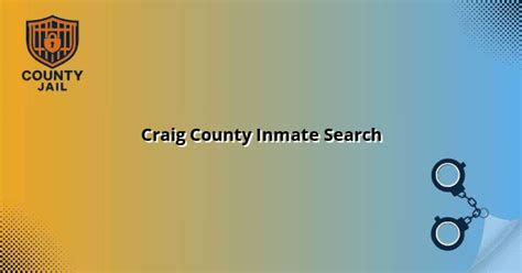 Craig county inmate roster.  Box 11400. " Review the search result...