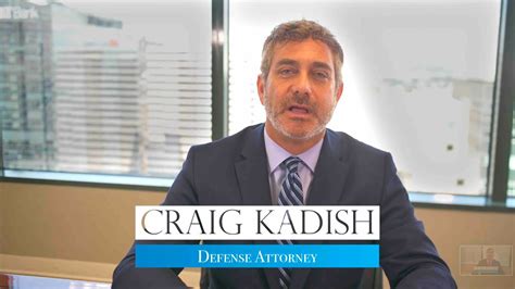 Craig kadish. Craig Kadish. With 30 years of experience and a lengthy track record of success, Craig Kadish has earned a reputation as one of the nation’s most highly sought after criminal defense attorneys. Mr. Kadish has practiced criminal law for three decades, winning an array of high-profile cases. He has had the honor of being recognized both … 